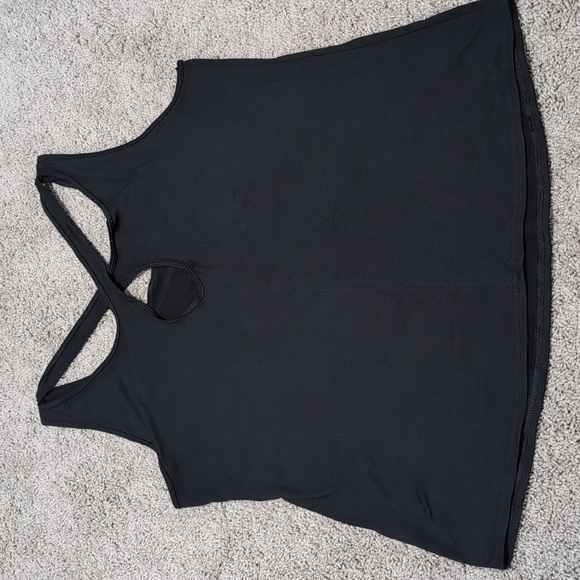 Copper Fit Pro Criss Cross Back Workout Tank Top Buttery Soft Black size Large - Picture 6 of 8